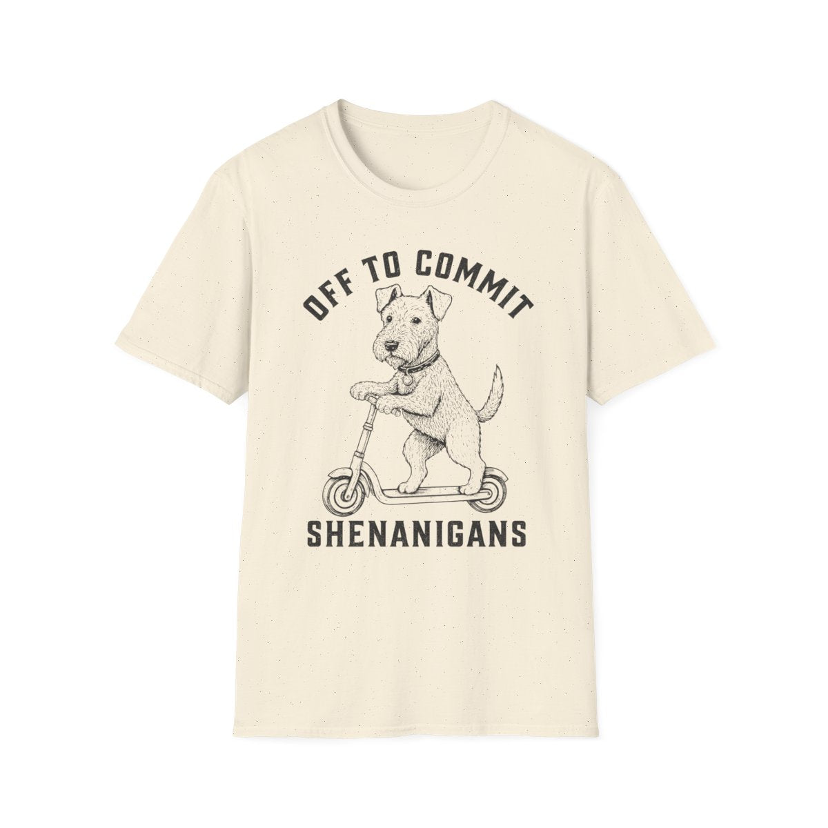 Scooter Lakeland Terrier Tee - Natural