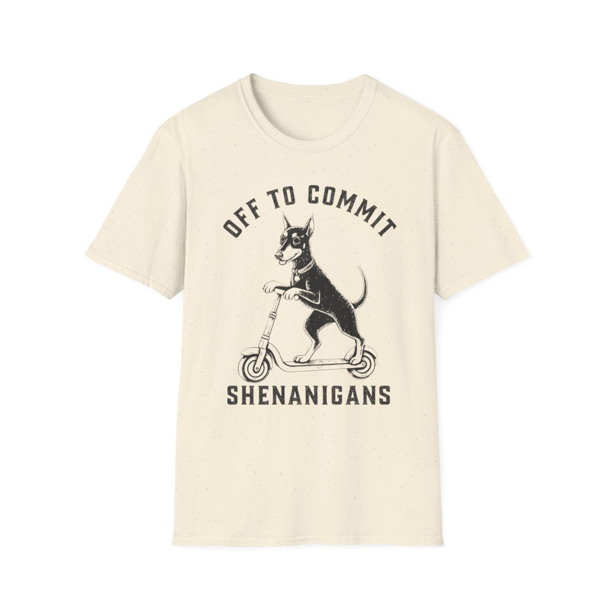 Scooter Manchester Terrier Tee - Natural