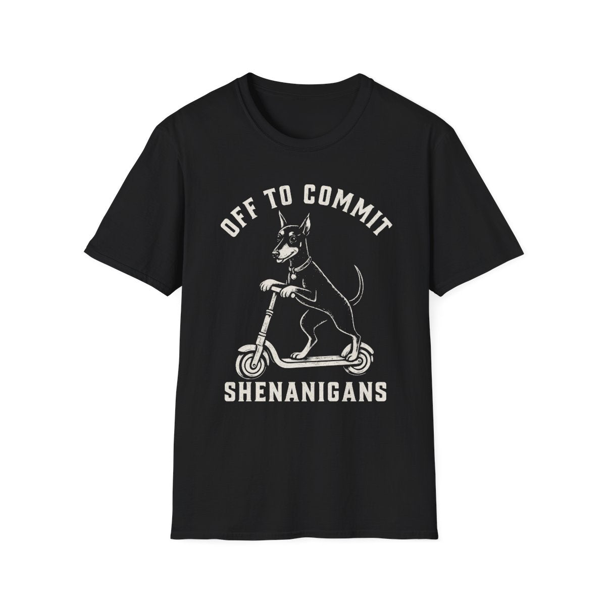 Scooter Manchester Terrier Tee - Black