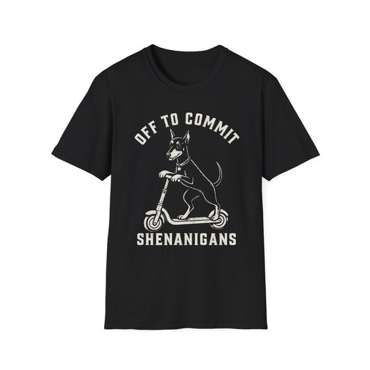 Scooter Manchester Terrier Tee - Black