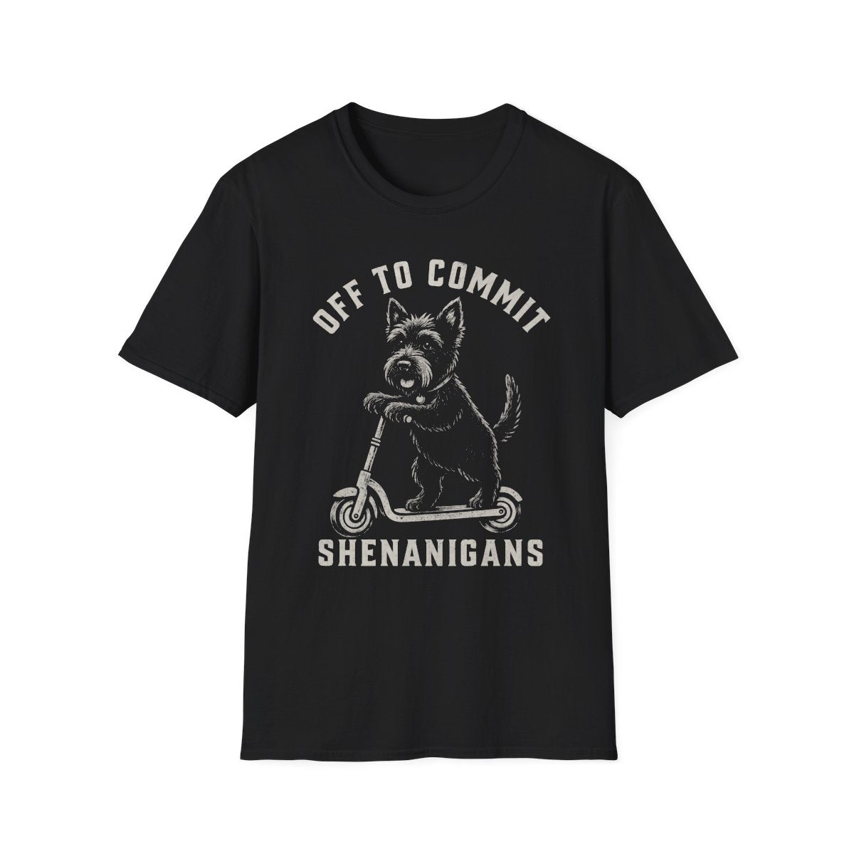 Scooter Scottish Terrier Tee - Black