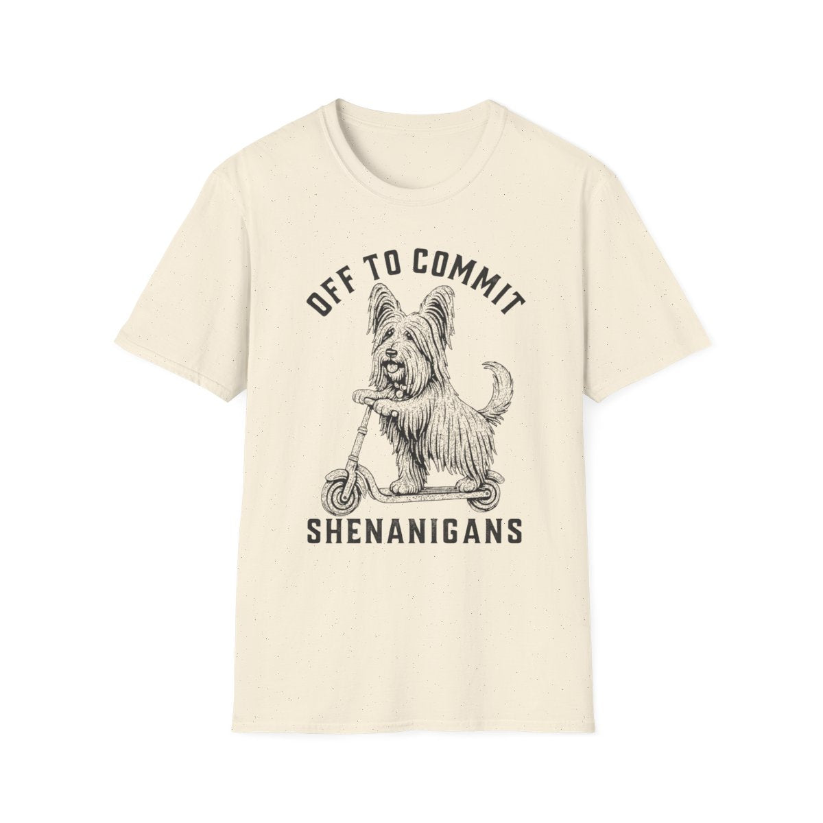 Scooter Skye Terrier Tee - Natural