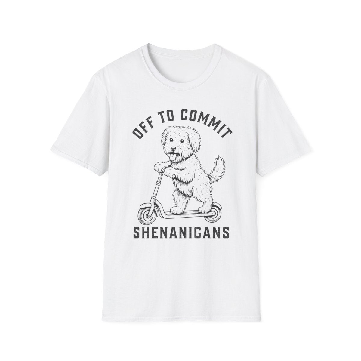 Scooter Soft Coated Wheaten Terrier Tee - White