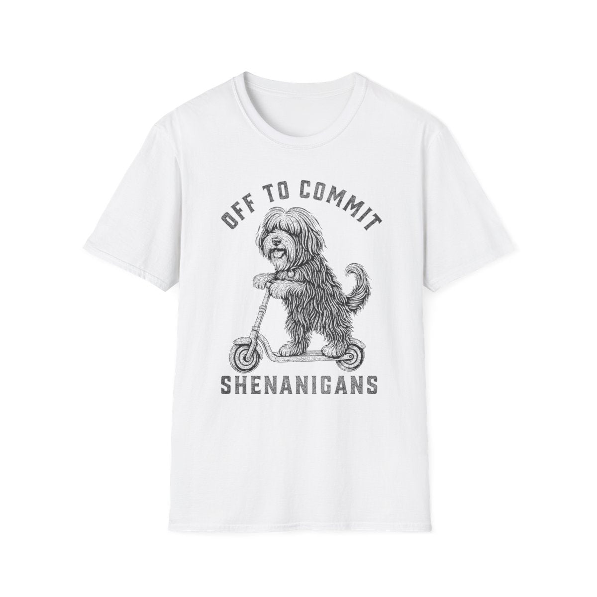 Scooter Tibetan Terrier Tee - White