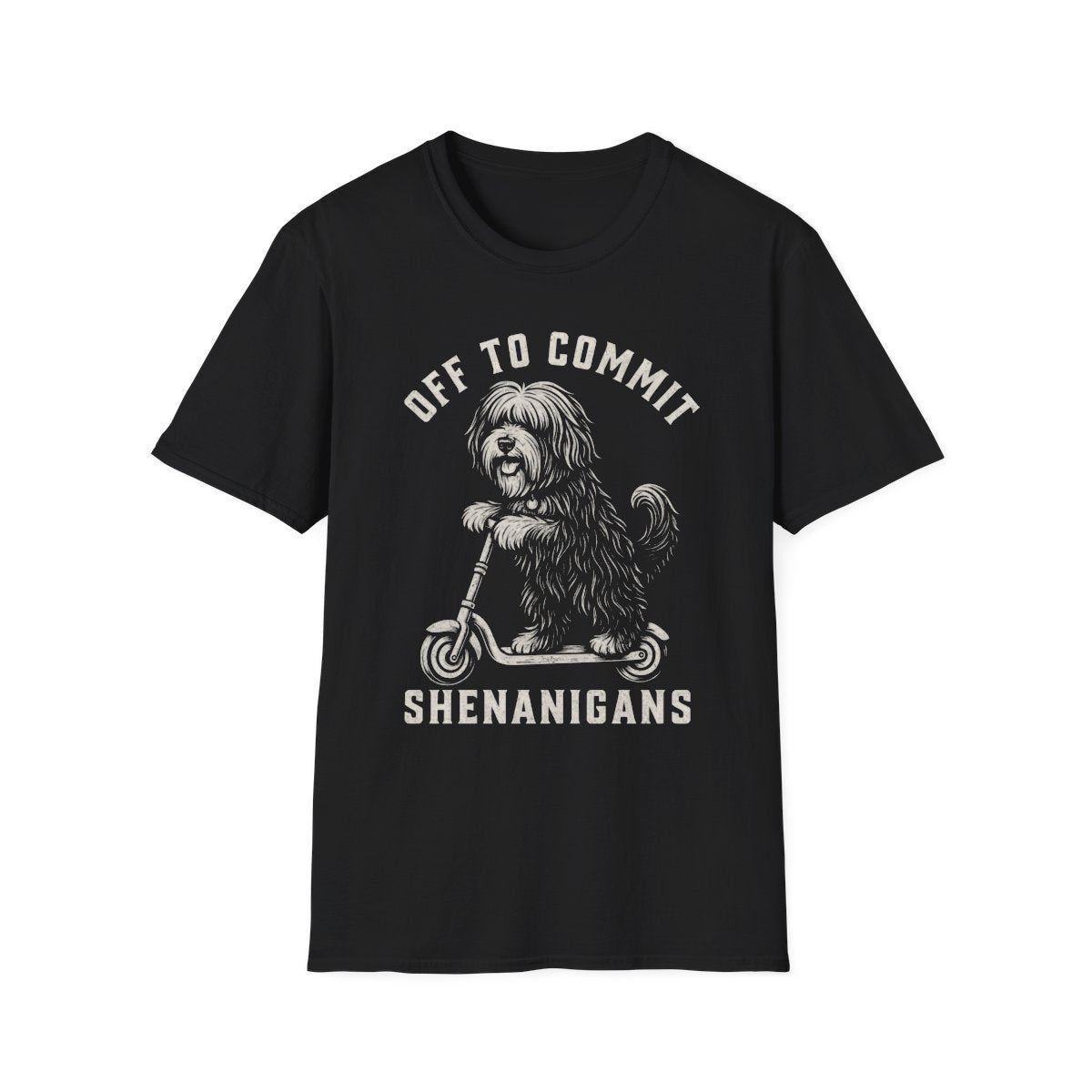 Scooter Tibetan Terrier Tee - Black