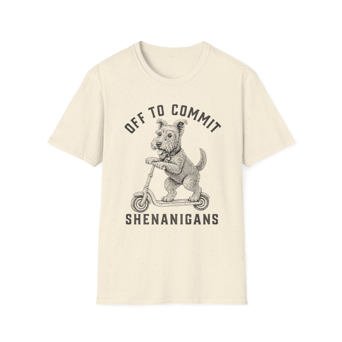 Scooter Welsh Terrier Tee - Natural