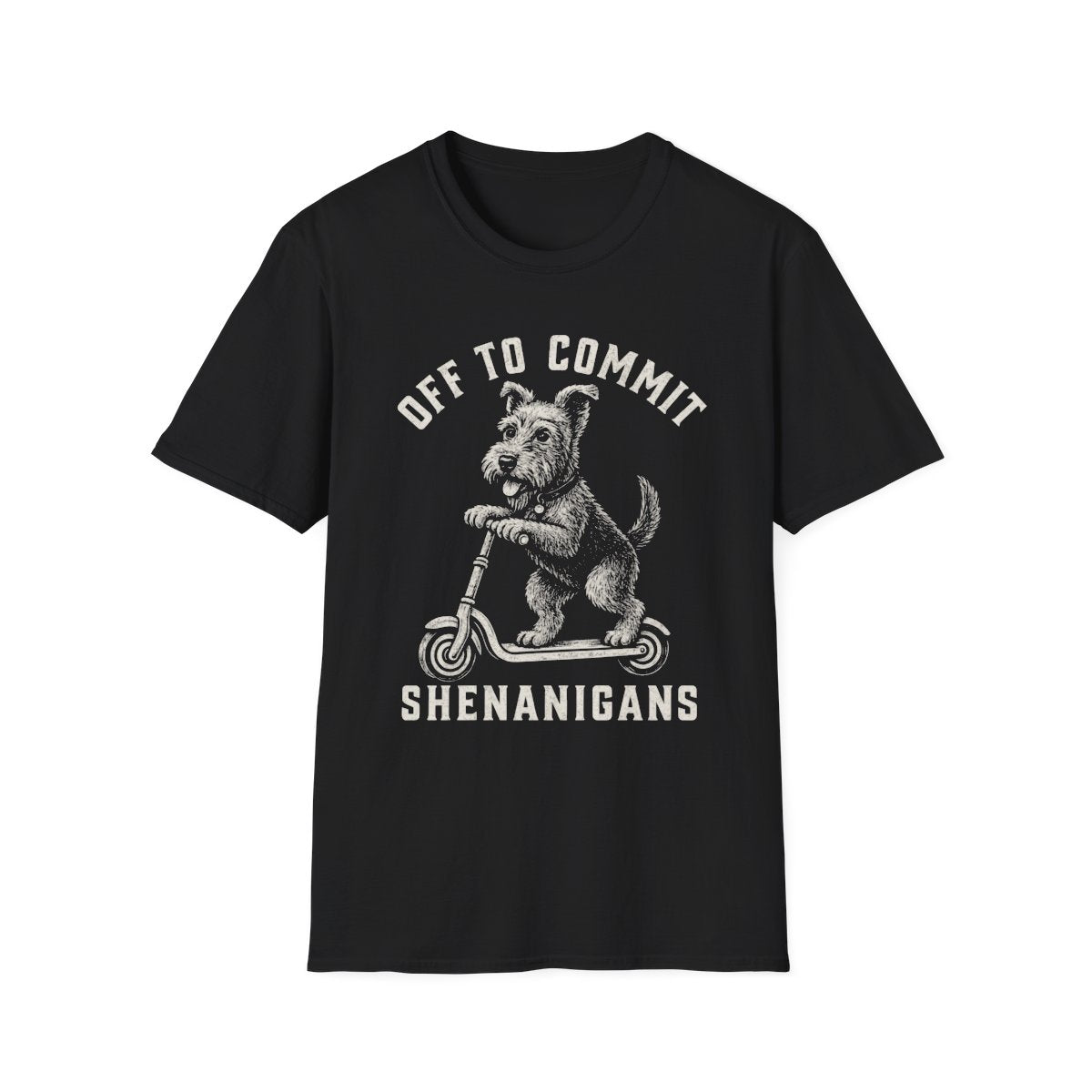 Scooter Welsh Terrier Tee - Black