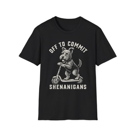 Scooter Welsh Terrier Tee - Black