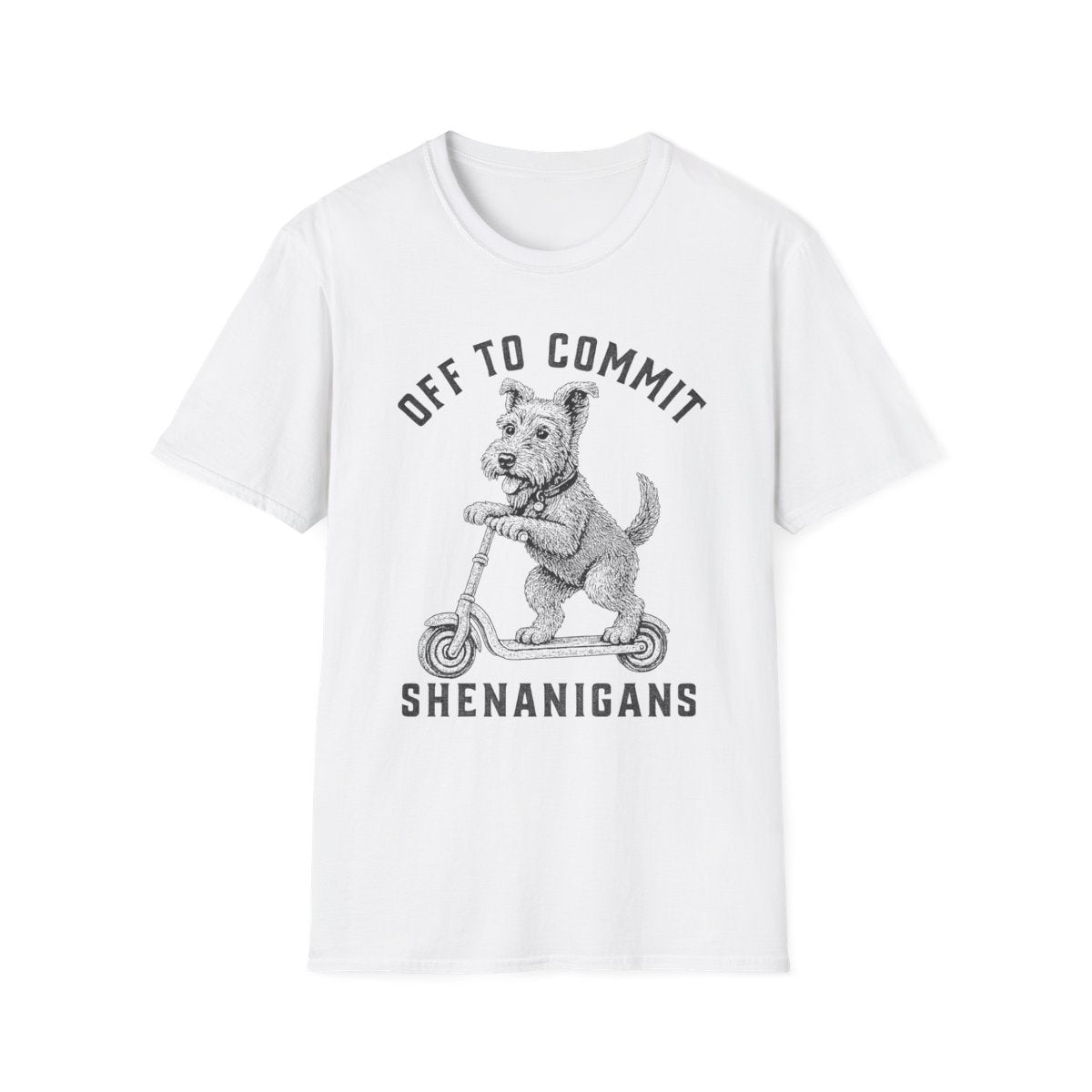 Scooter Welsh Terrier Tee - White