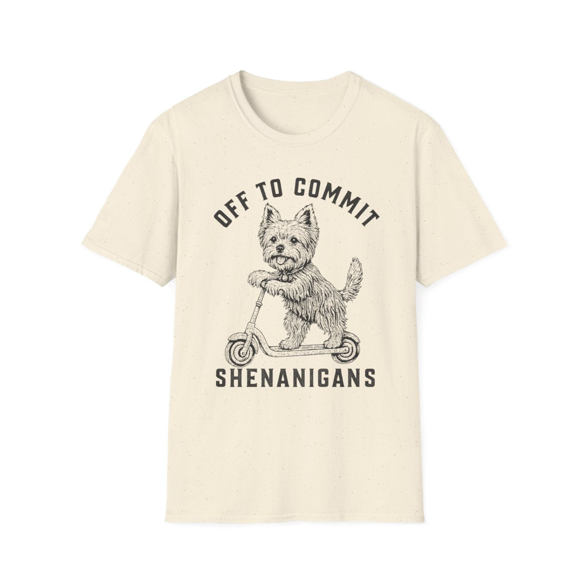 Scooter Yorkshire Terrier Tee - Natural