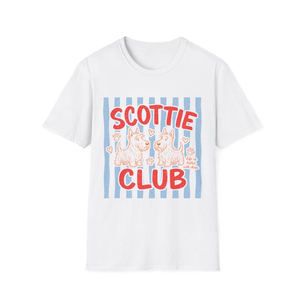 Scottie Club Tee - White
