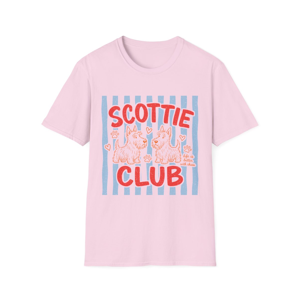 Scottie Club Tee - Light Pink