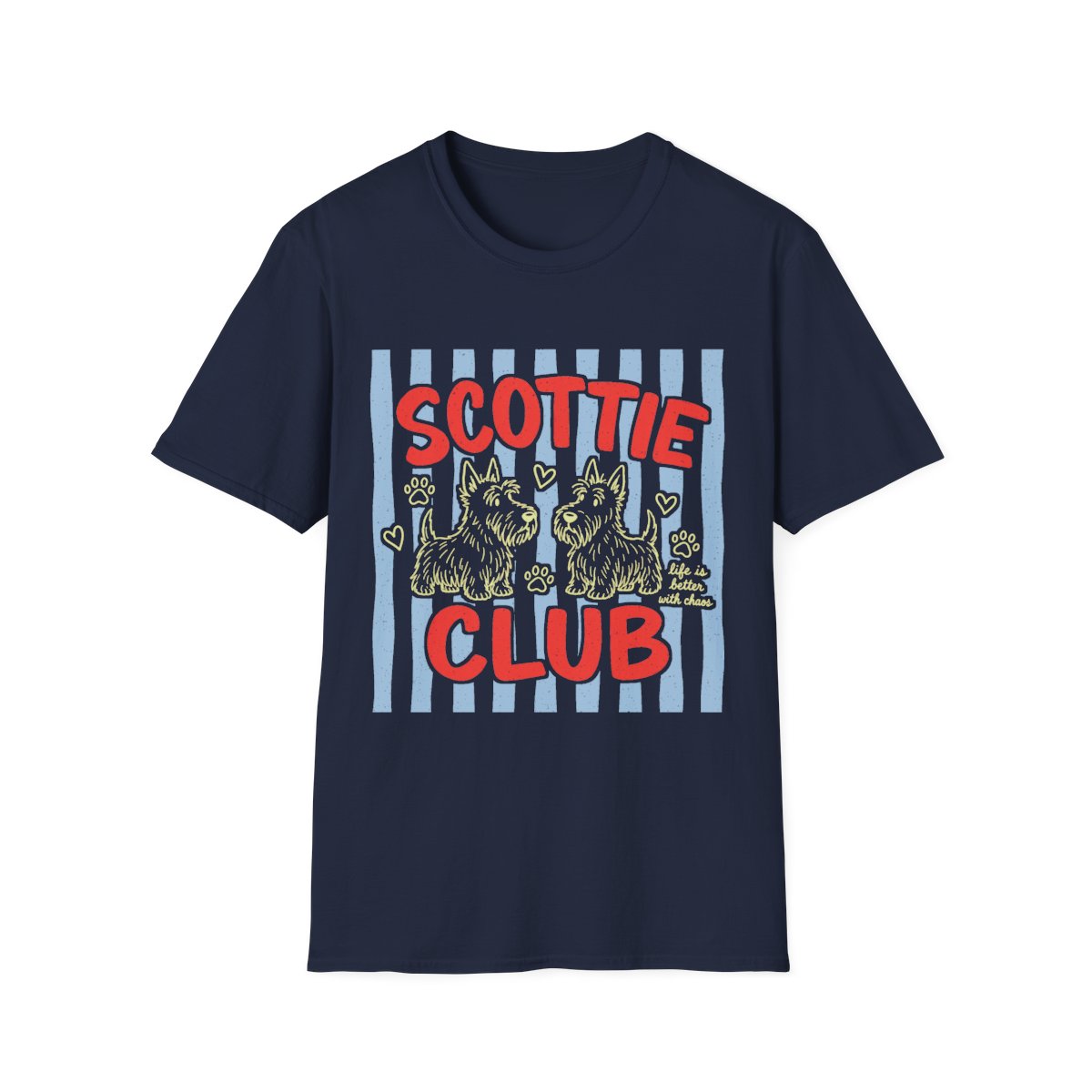Scottie Club Tee - Navy