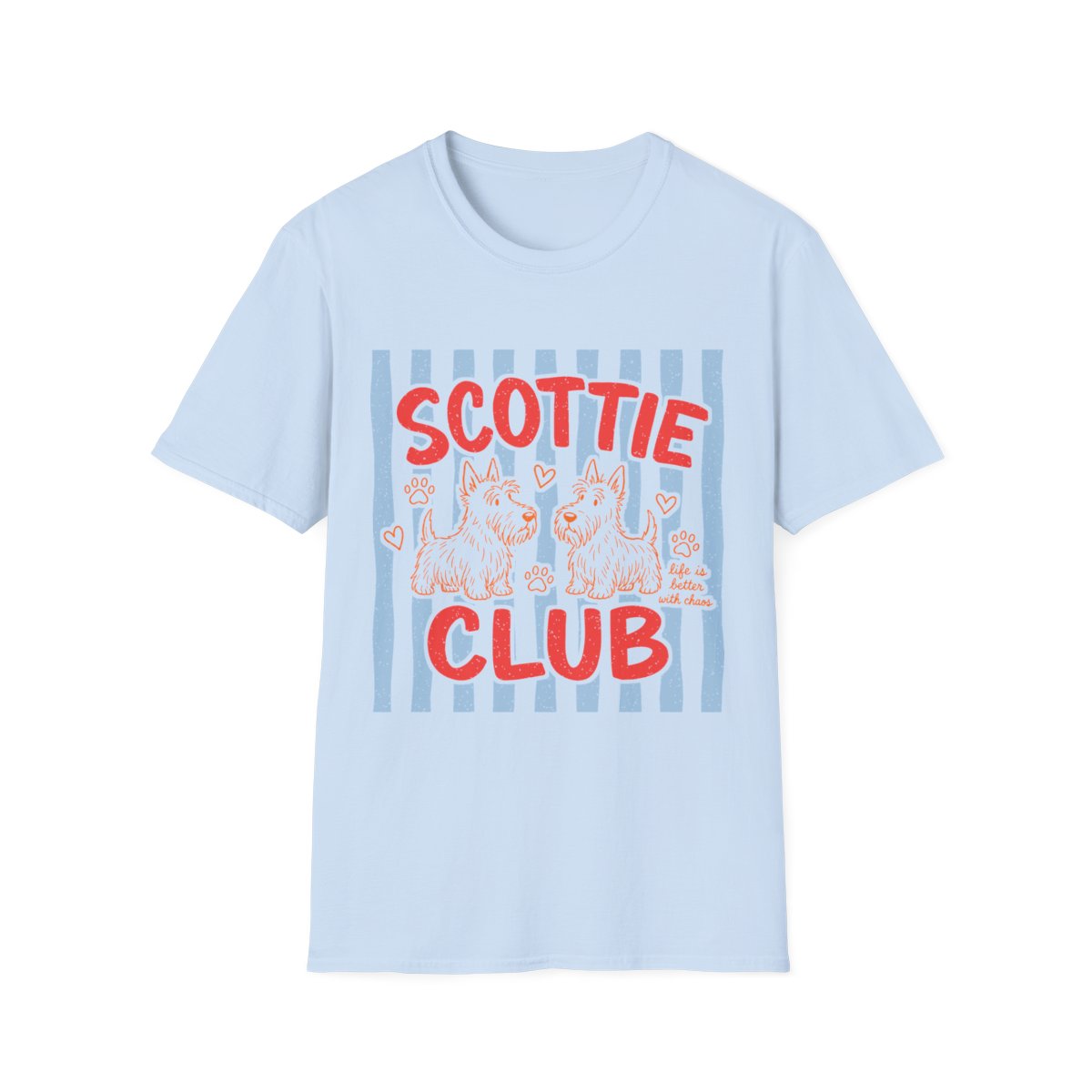 Scottie Club Tee - Light Blue