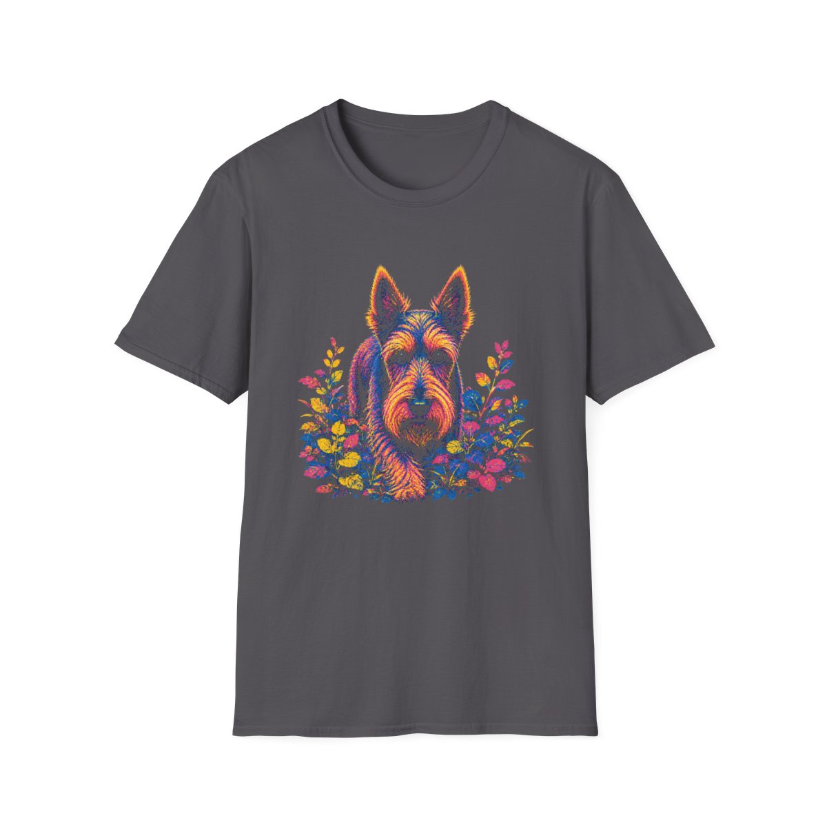 Scottish Terrier Bold Spirit Tee - Charcoal