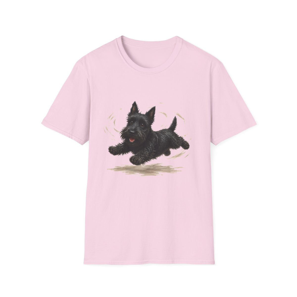 Scottish Terrier Certified Zoomies Champion Tee - Light Pink
