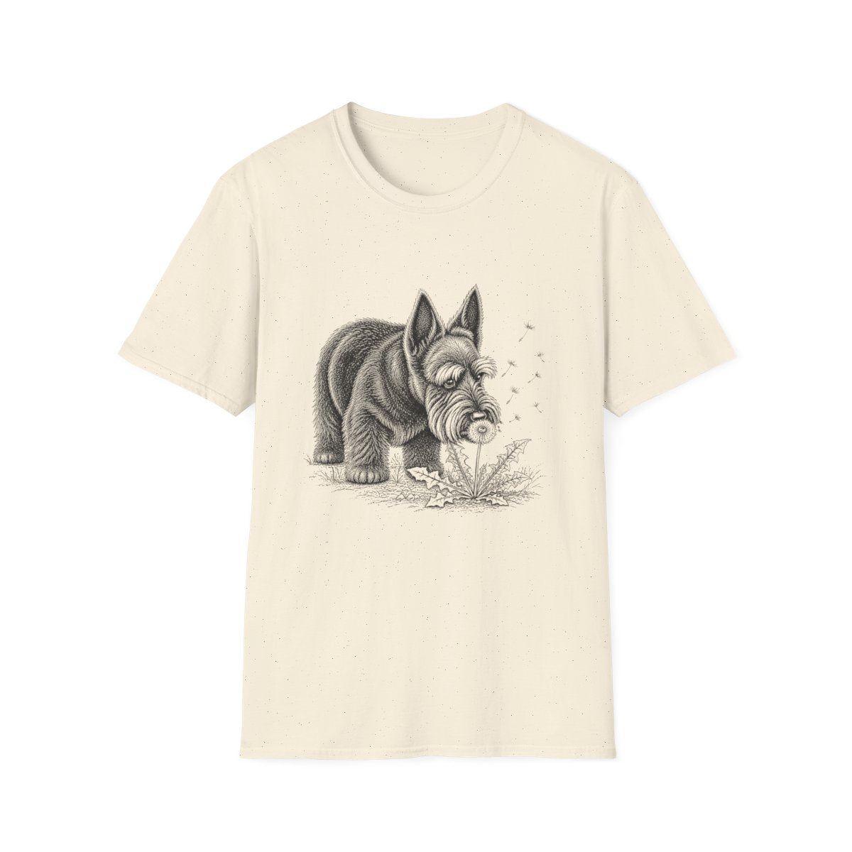 Scottish Terrier Make A Wish Tee - Natural