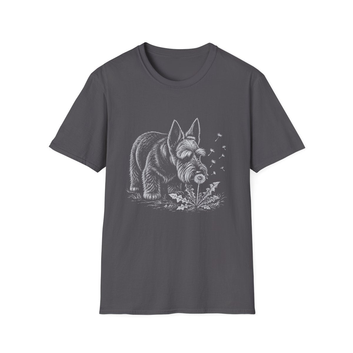 Scottish Terrier Make A Wish Tee - Charcoal