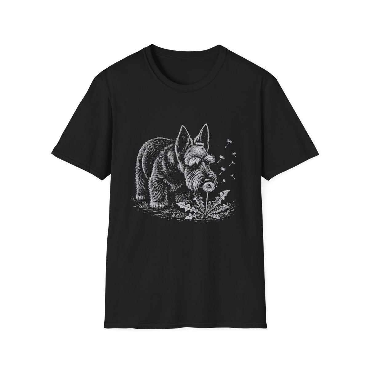 Scottish Terrier Make A Wish Tee - Black