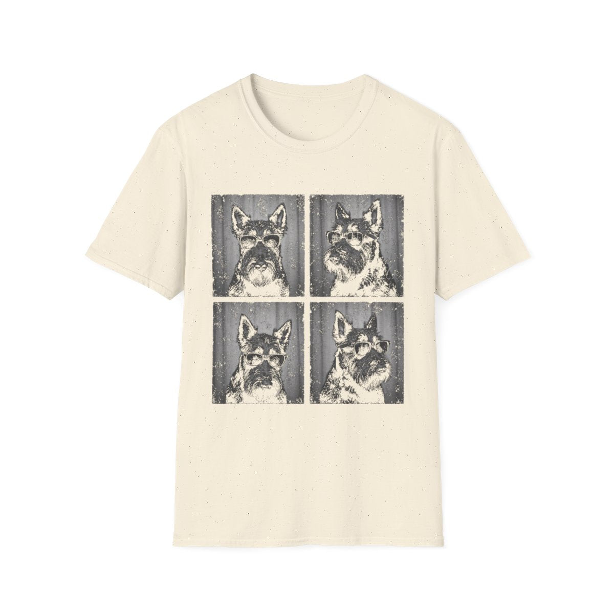 Scottish Terrier Photo Booth Tee - Natural