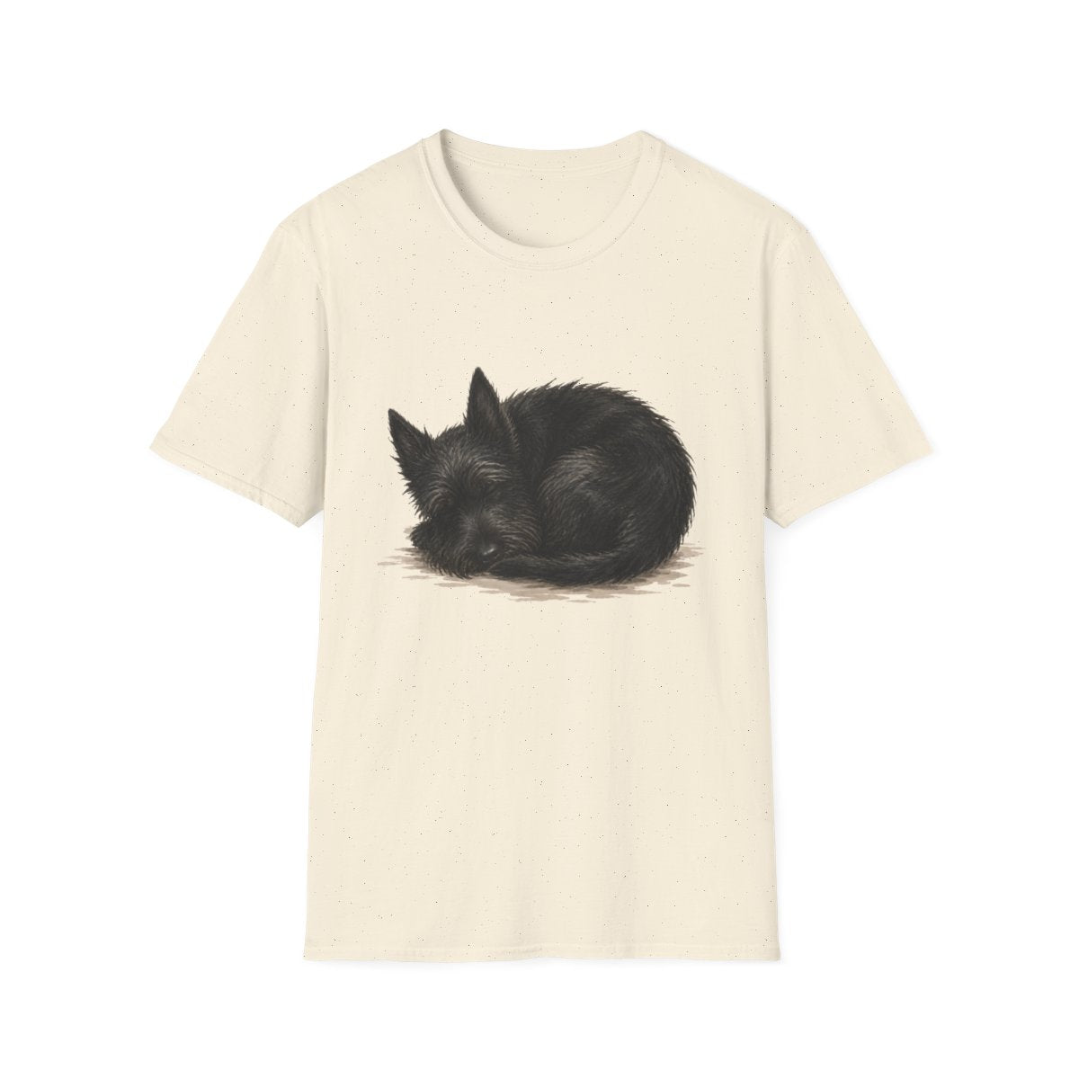 Scottish Terrier Rest At Last Tee - Natural