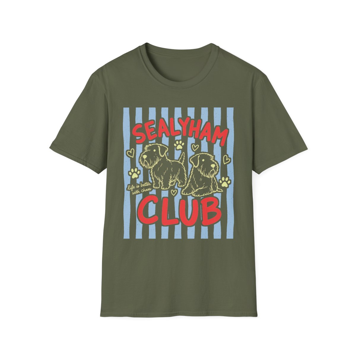 Sealyham Club Tee - Military Green