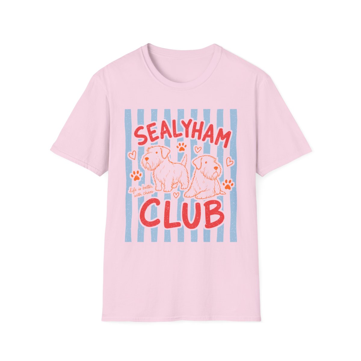 Sealyham Club Tee - Light Pink