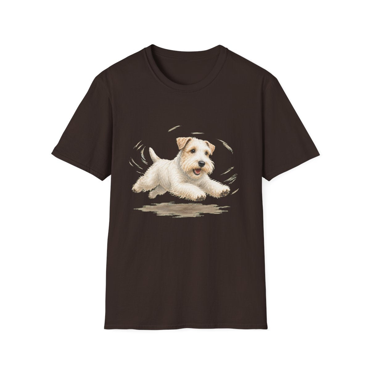 Sealyham Terrier Certified Zoomies Champion Tee - Dark Chocolate