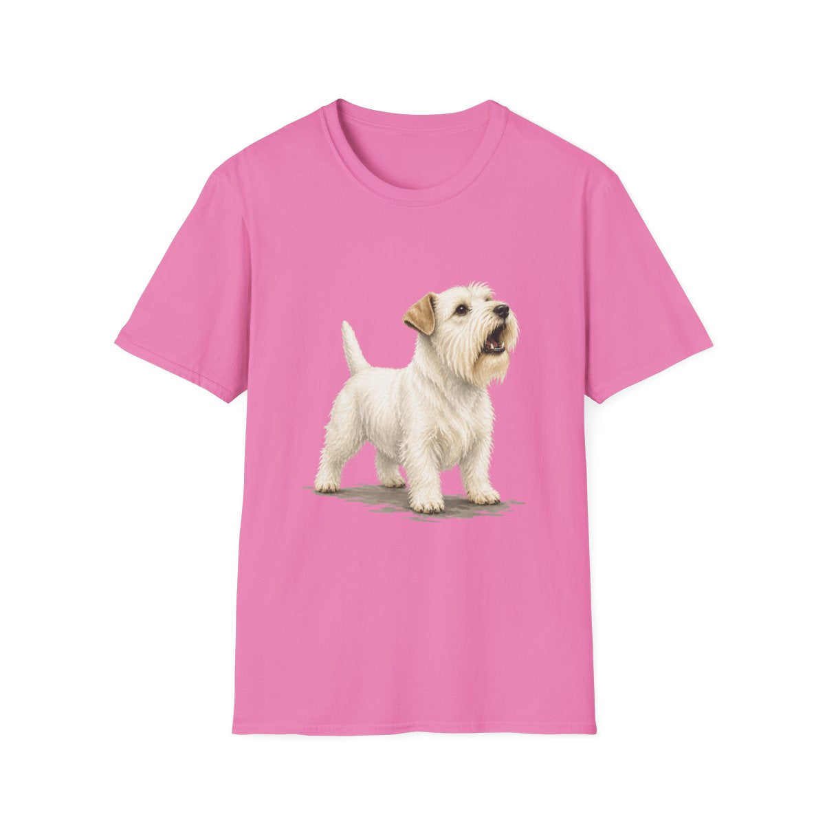Sealyham Terrier Head Of Security Tee - Azalea