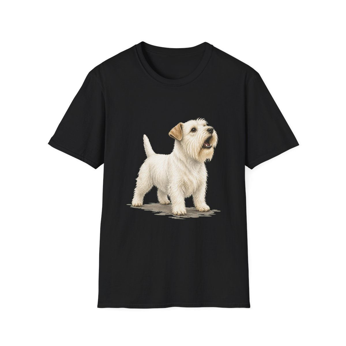 Sealyham Terrier Head Of Security Tee - Black