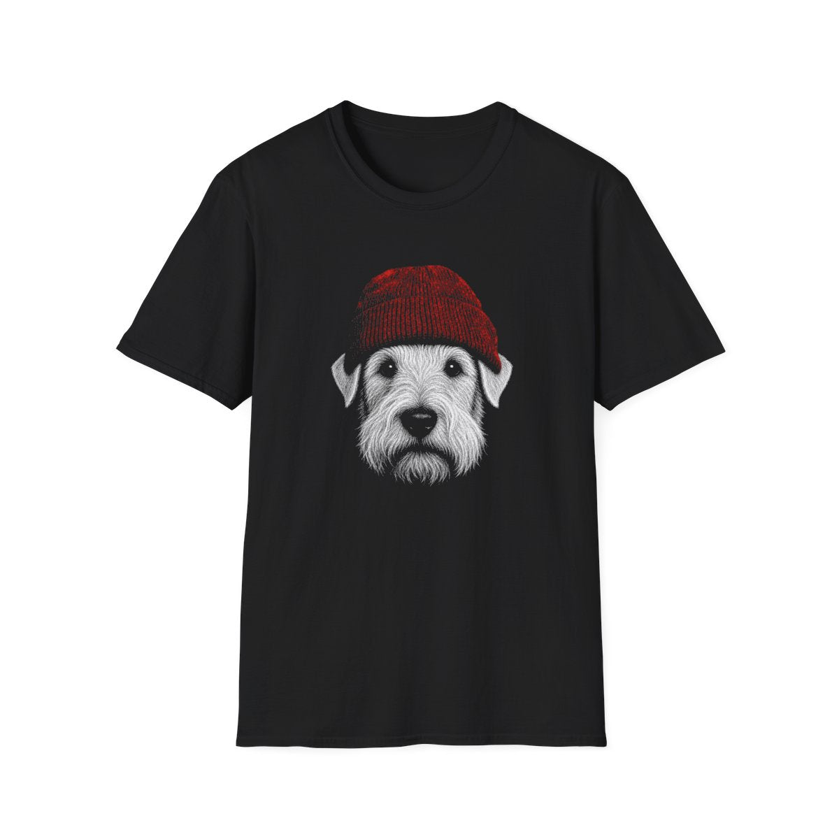 Sealyham Terrier In Beanie Tee - Black