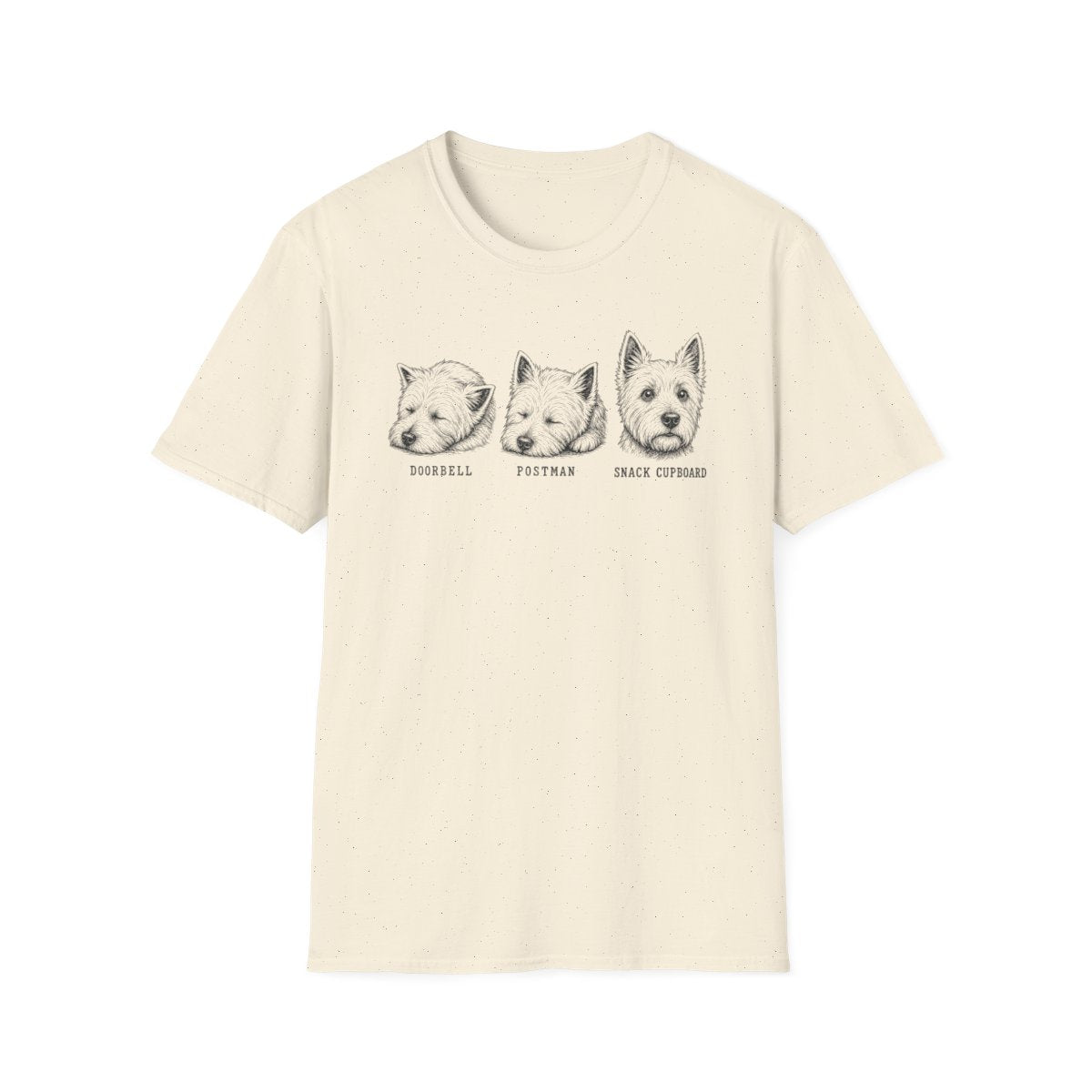 Selective Hearing Westie Tee - Natural