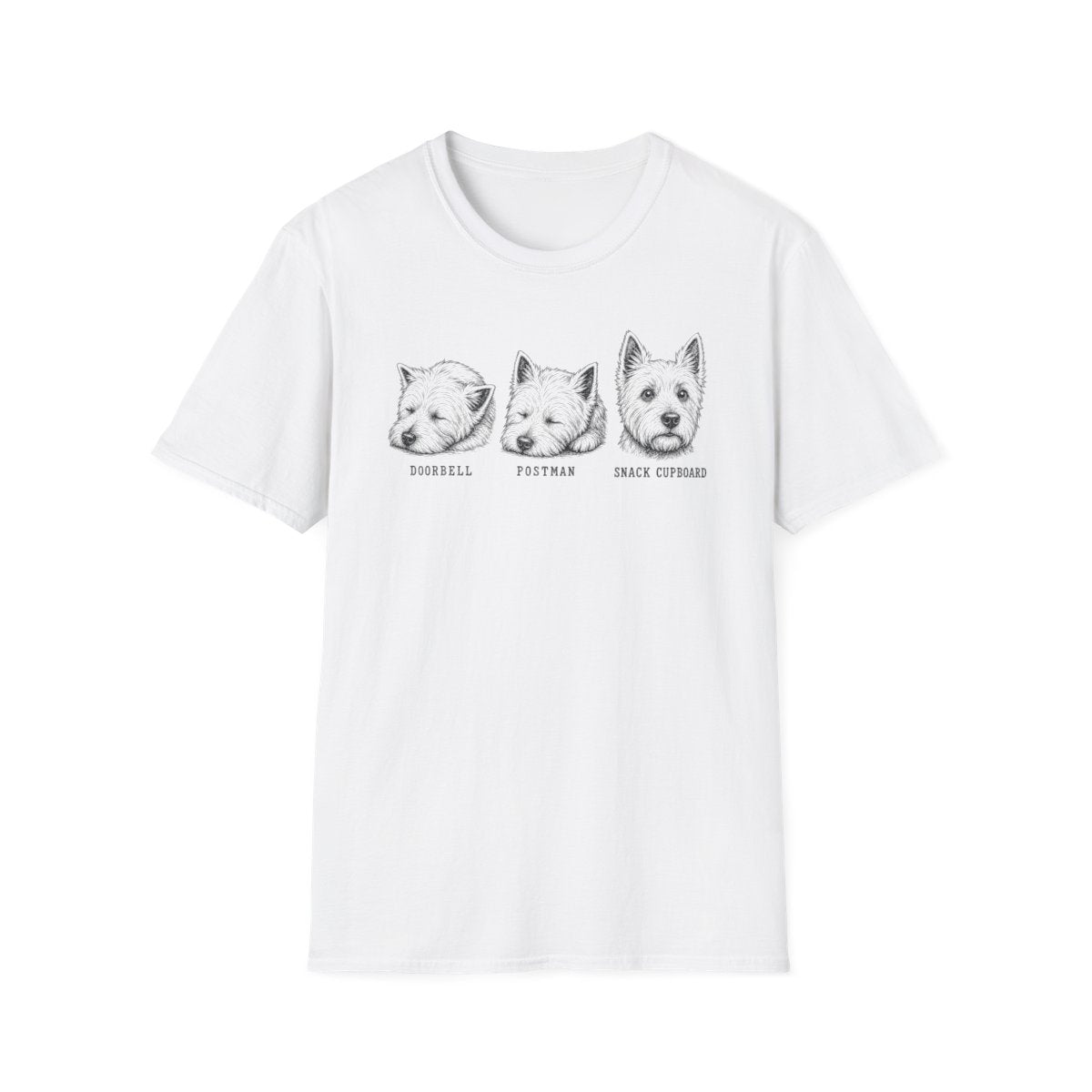 Selective Hearing Westie Tee - White