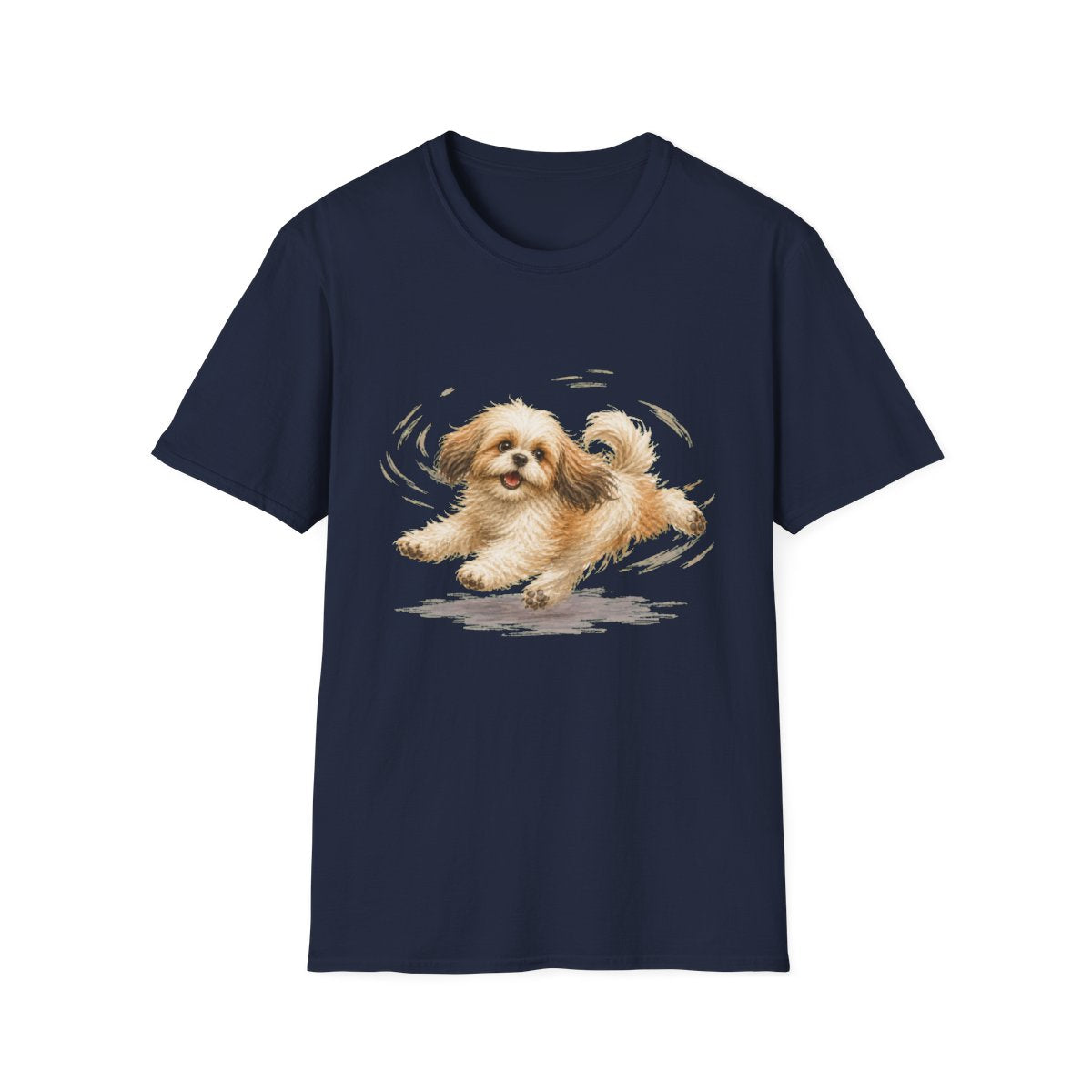 Shih Tzu Certified Zoomies Champion Tee - Navy