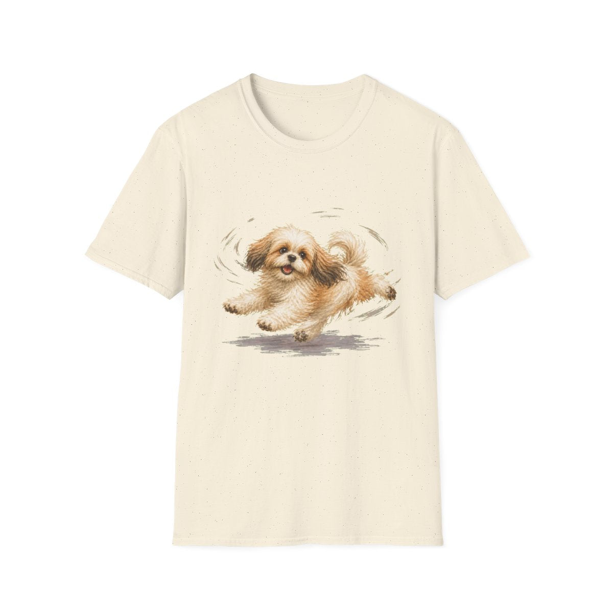 Shih Tzu Certified Zoomies Champion Tee - Natural