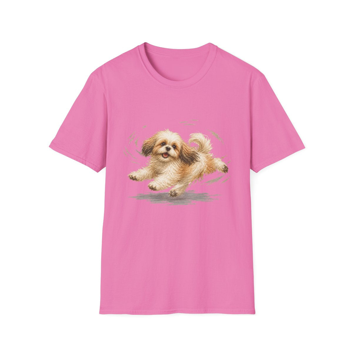 Shih Tzu Certified Zoomies Champion Tee - Azalea