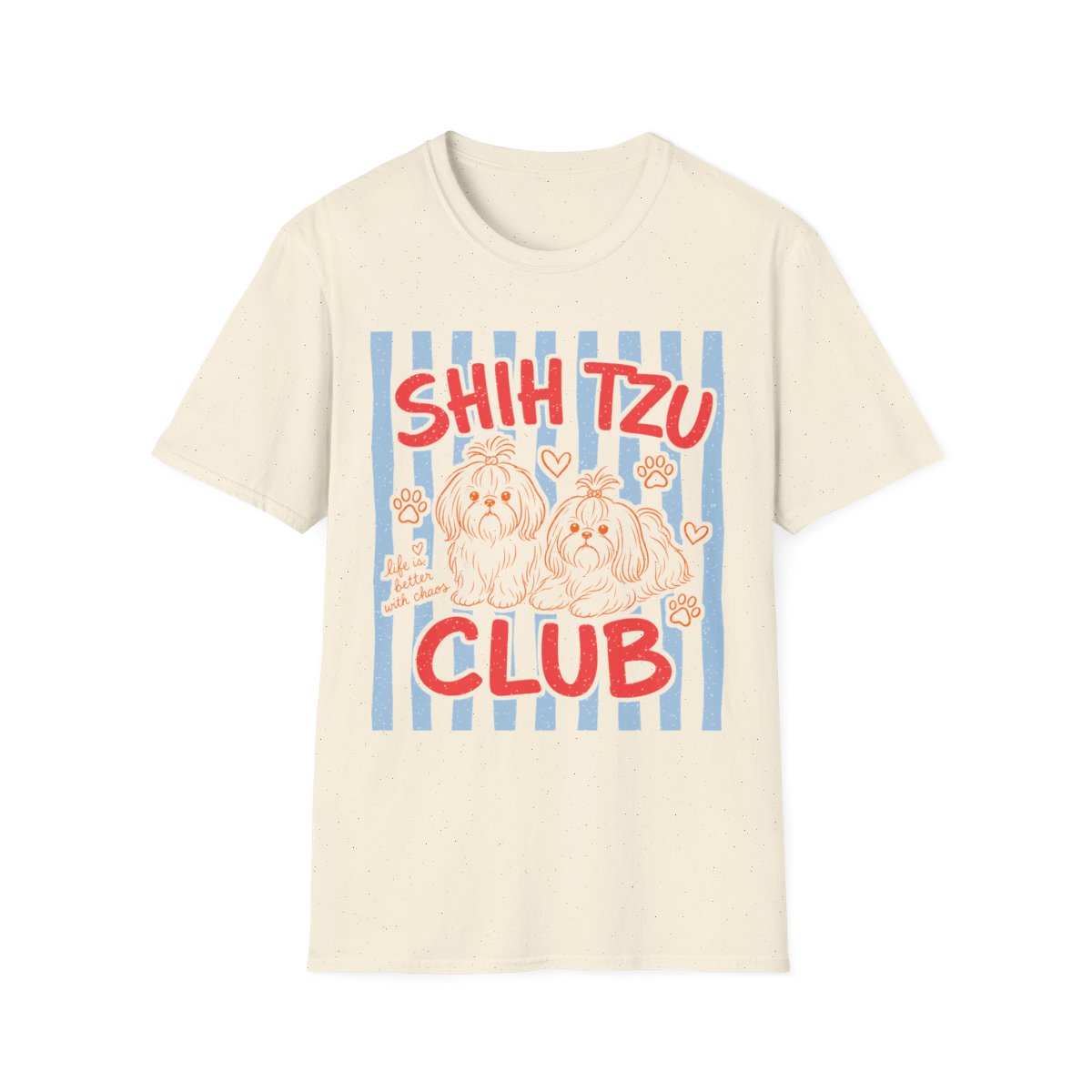 Shih Tzu Club Tee - Natural