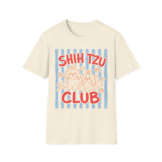 Shih Tzu Club Tee - Natural