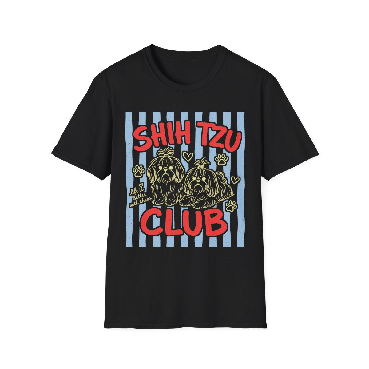 Shih Tzu Club Tee - Black