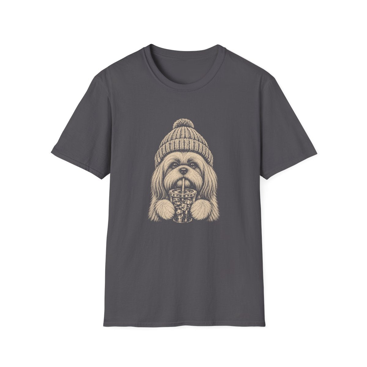 Shih Tzu Cold Brew Tee - Charcoal