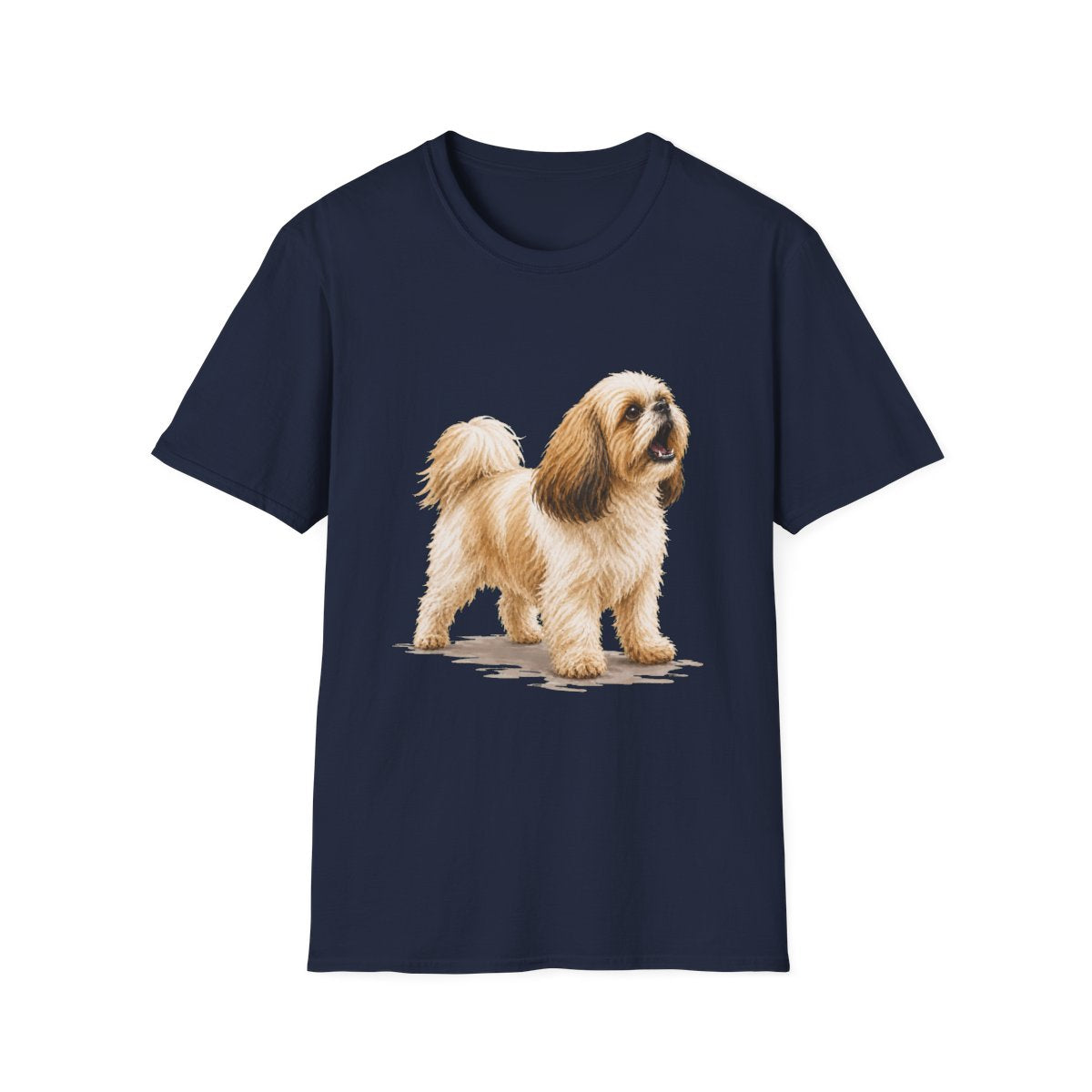 Shih Tzu Head Of Security Tee - Navy
