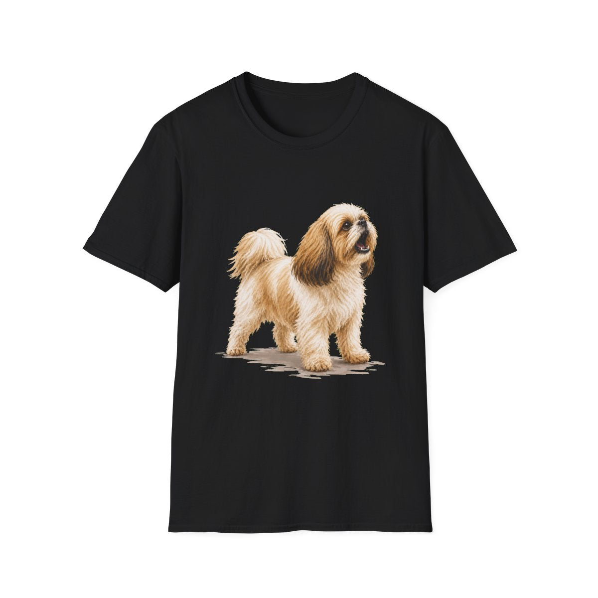 Shih Tzu Head Of Security Tee - Black