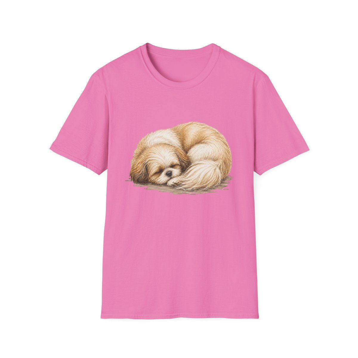 Shih Tzu Rest At Last Tee - Azalea