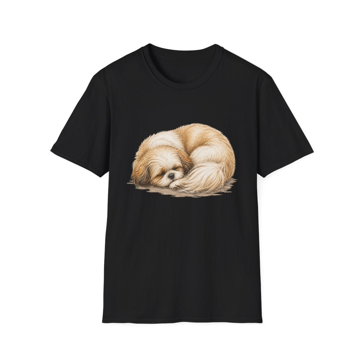 Shih Tzu Rest At Last Tee - Black
