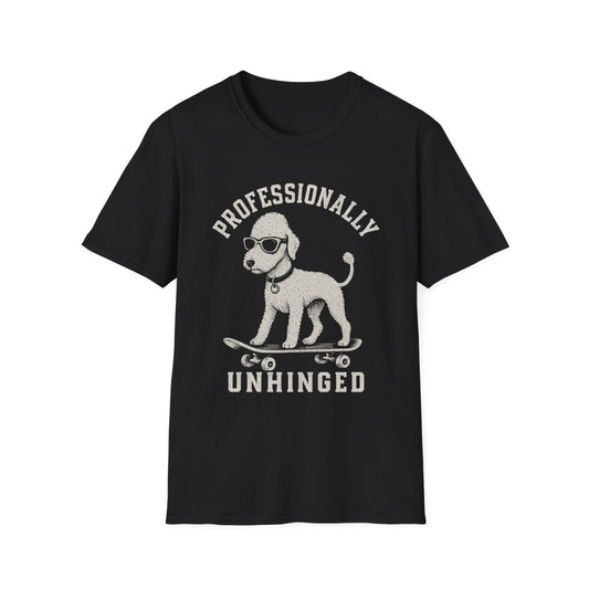 Skateboard Bedlington Terrier Tee - Black