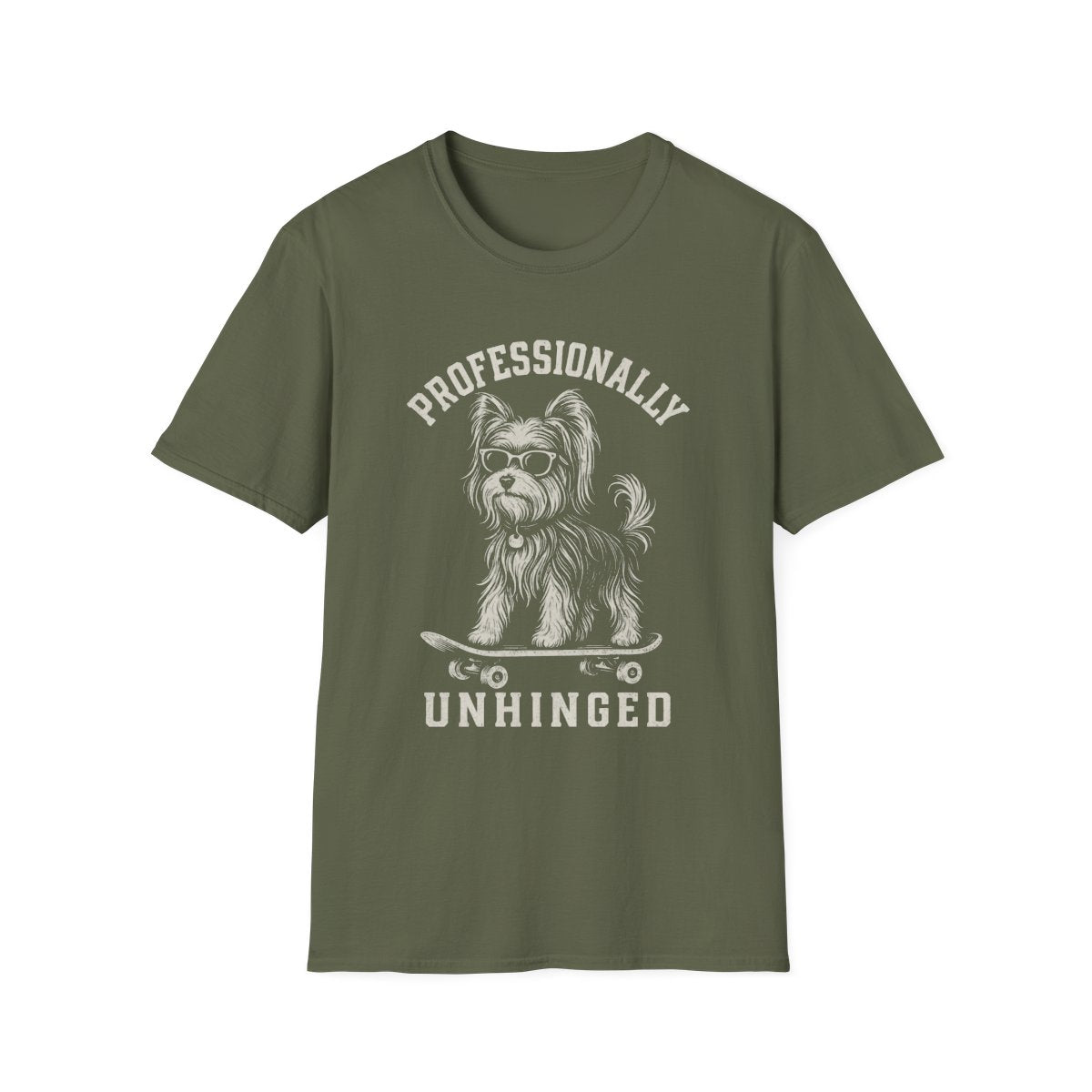 Skateboard Biewer Terrier Tee - Military Green