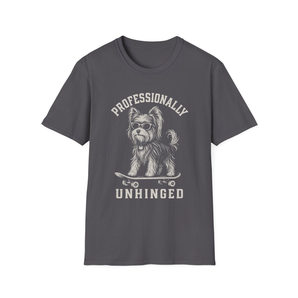 Skateboard Biewer Terrier Tee - Charcoal