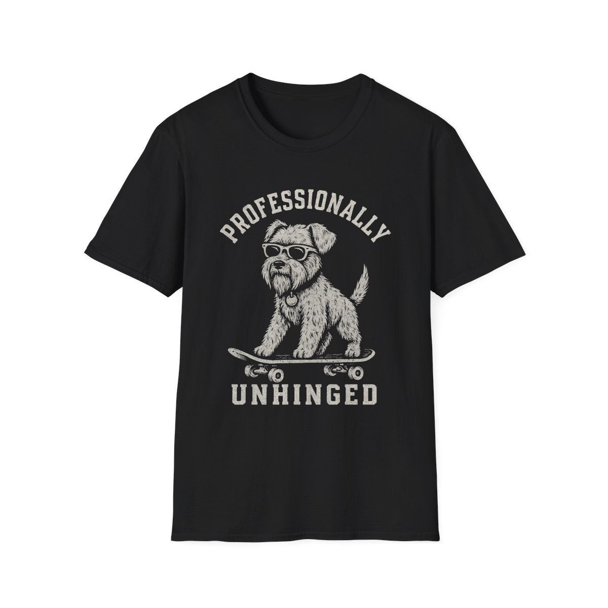 Skateboard Cesky Terrier Tee - Black