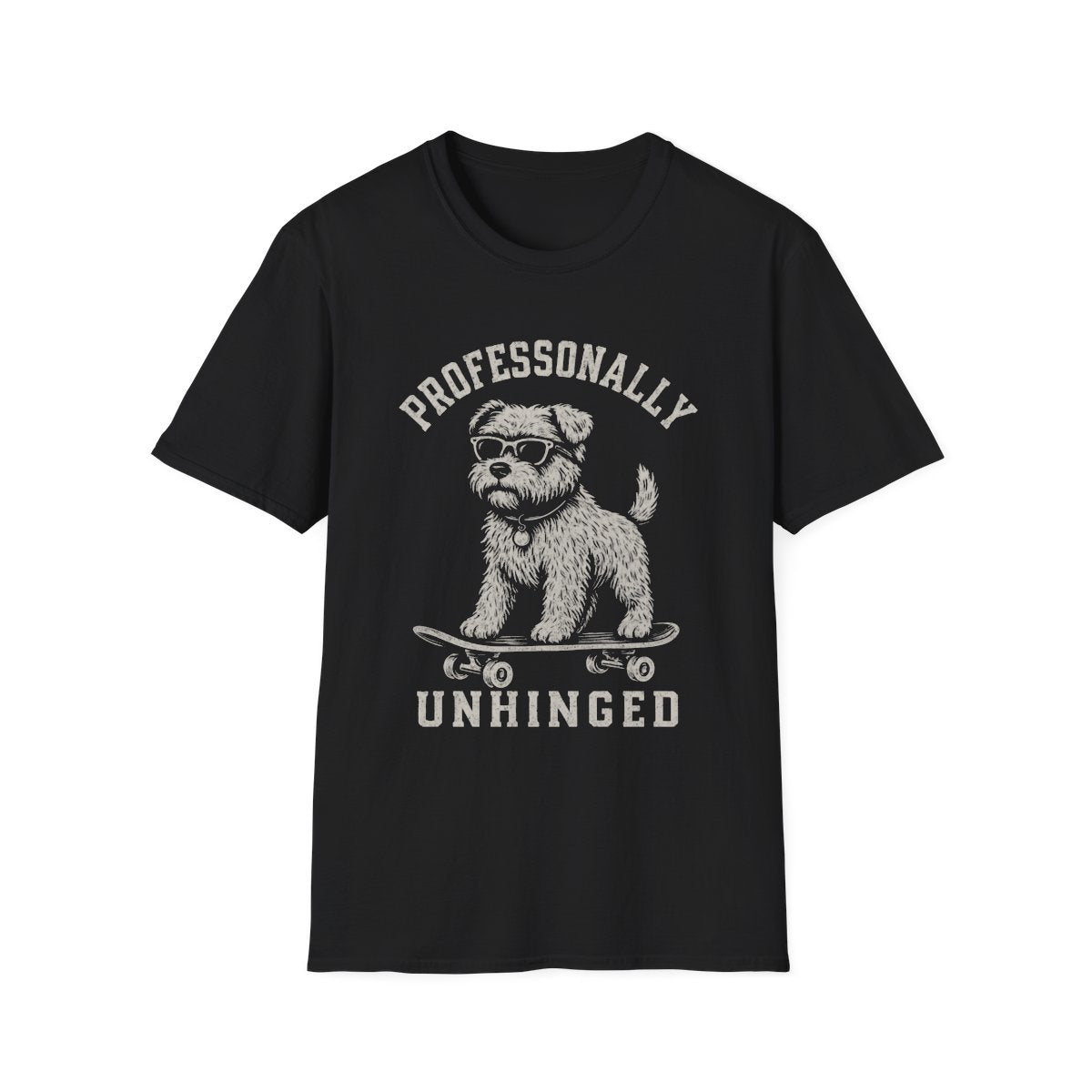 Skateboard Glen of Imaal Terrier Tee - Black