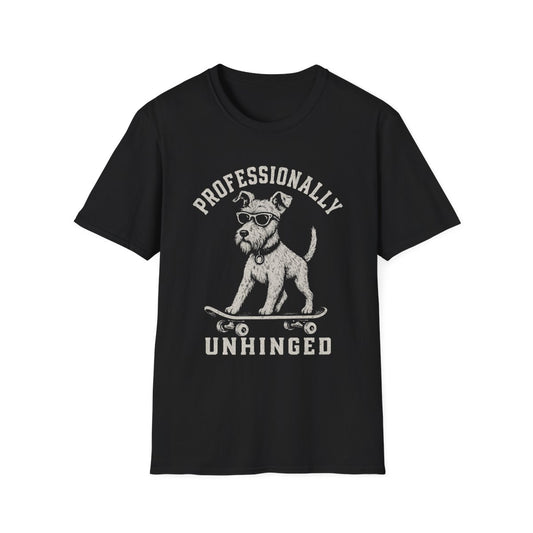Skateboard Irish Terrier Tee - Black